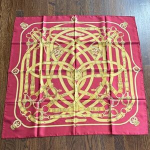 Hermes Vintage Cavalcadour Silk Scarf